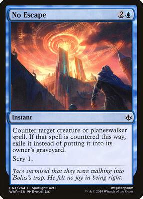 No Escape card from War of the Spark