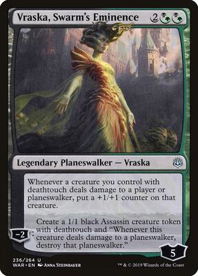Vraska, Swarm's Eminence card from War of the Spark