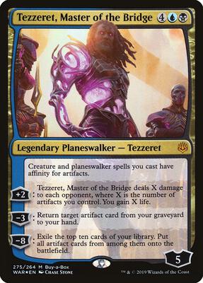 Tezzeret, Master of the Bridge card from Buy-A-Box Promos