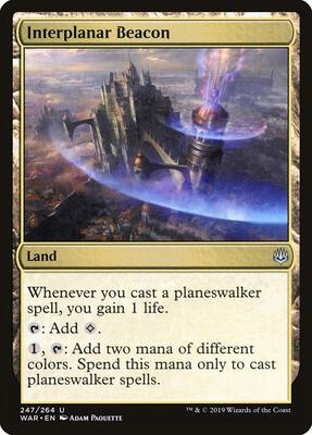 Interplanar Beacon card from War of the Spark
