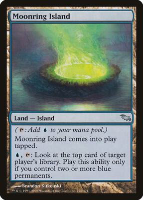 Moonring Island card from Shadowmoor