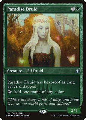 Paradise Druid card from FNM Promos