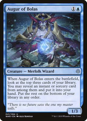 Augur of Bolas card from War of the Spark