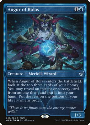 Augur of Bolas card from FNM Promos