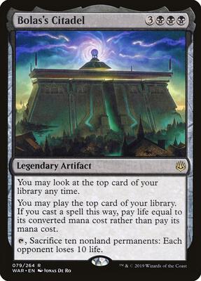 Bolas's Citadel card from War of the Spark
