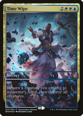 Time Wipe card from Planeswalker Event Promos