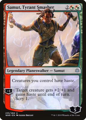 Samut, Tyrant Smasher card from War of the Spark