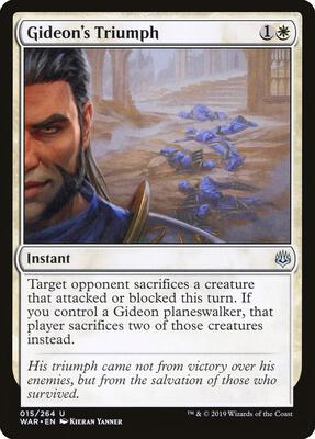 Gideon's Triumph card from War of the Spark