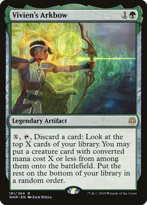 Vivien's Arkbow card from War of the Spark
