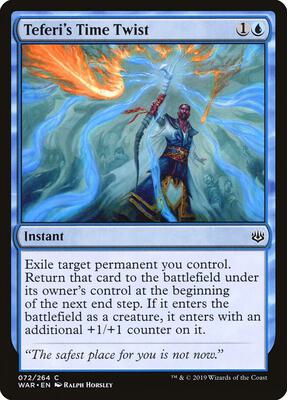 Teferi's Time Twist card from War of the Spark