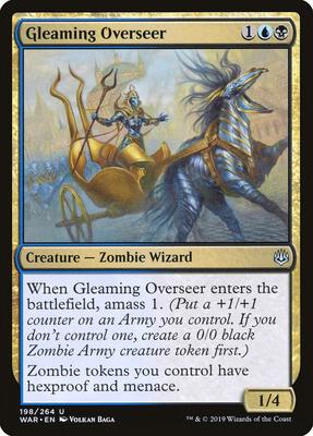 Gleaming Overseer card from War of the Spark