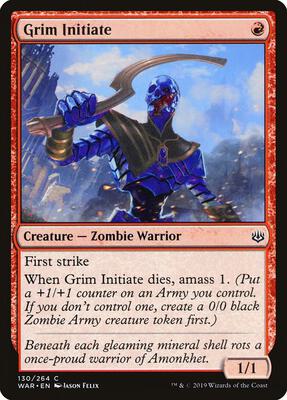 Grim Initiate card from War of the Spark