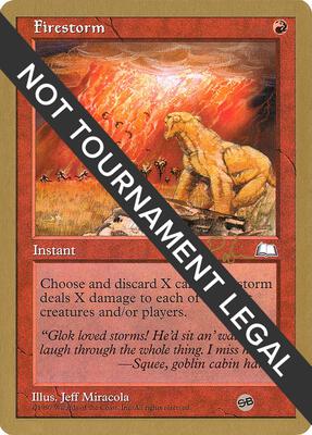 Firestorm - 1998 Ben Rubin (WTH) (SB) card from World Championship Decks