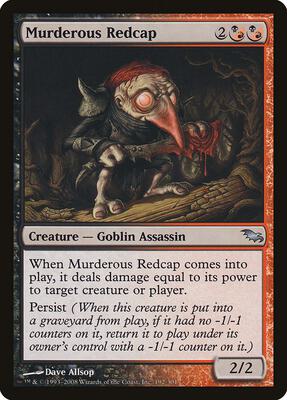 Murderous Redcap card from Shadowmoor