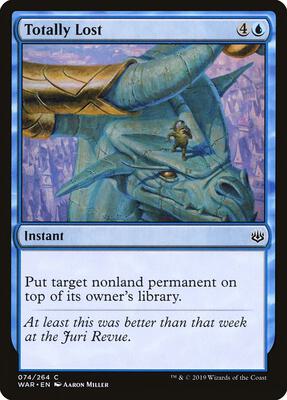 Totally Lost card from War of the Spark
