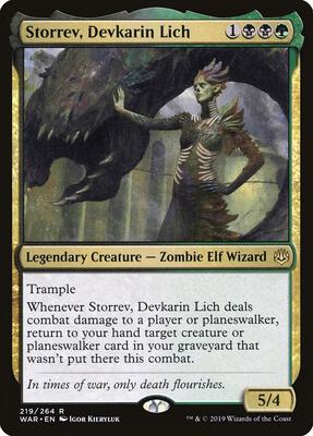 Storrev, Devkarin Lich card from War of the Spark