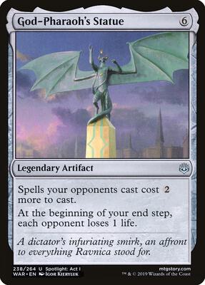 God-Pharaoh's Statue card from War of the Spark