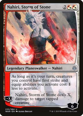 Nahiri, Storm of Stone card from War of the Spark