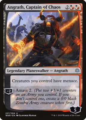 Angrath, Captain of Chaos card from War of the Spark