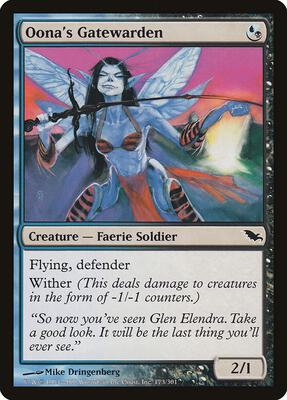Oona's Gatewarden card from Shadowmoor