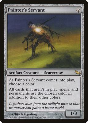 Painter's Servant card from Shadowmoor