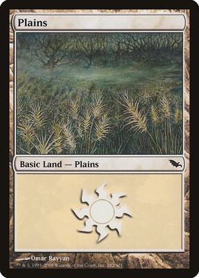 Plains (282) card from Shadowmoor