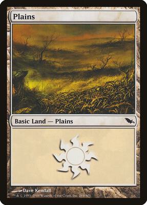 Plains (284) card from Shadowmoor