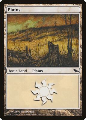 Plains (285) card from Shadowmoor