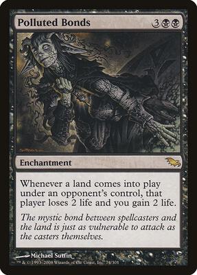 Polluted Bonds card from Shadowmoor