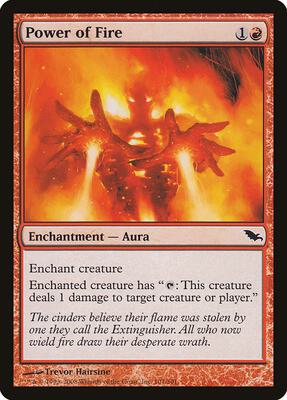 Power of Fire card from Shadowmoor
