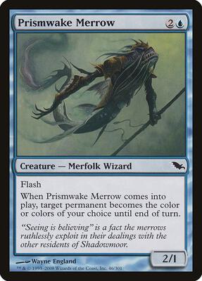 Prismwake Merrow card from Shadowmoor