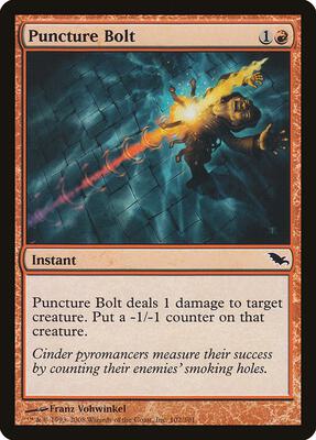 Puncture Bolt card from Shadowmoor