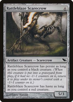Rattleblaze Scarecrow card from Shadowmoor