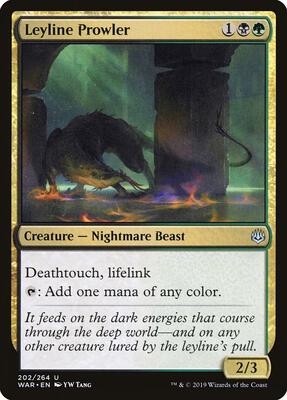 Leyline Prowler card from War of the Spark