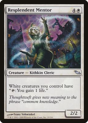 Resplendent Mentor card from Shadowmoor