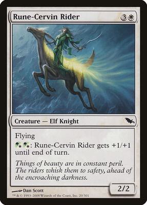 Rune-Cervin Rider card from Shadowmoor