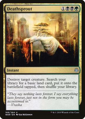 Deathsprout card from War of the Spark