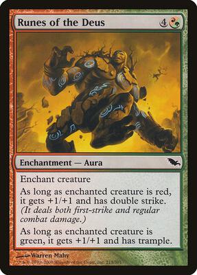 Runes of the Deus card from Shadowmoor
