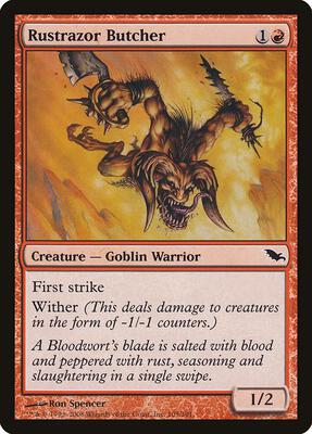 Rustrazor Butcher card from Shadowmoor