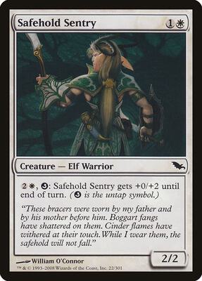 Safehold Sentry card from Shadowmoor