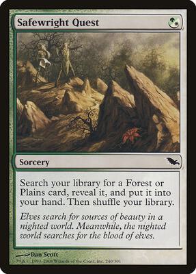Safewright Quest card from Shadowmoor