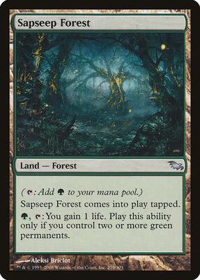 Sapseep Forest card from Shadowmoor