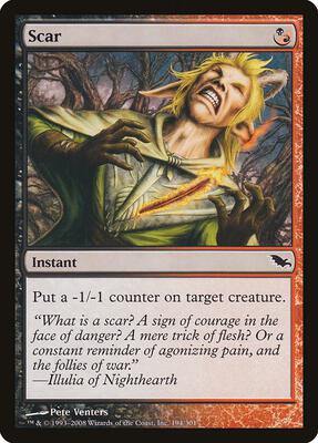 Scar card from Shadowmoor