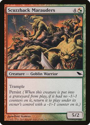 Scuzzback Marauders card from Shadowmoor