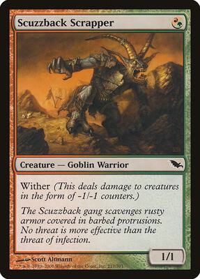 Scuzzback Scrapper card from Shadowmoor