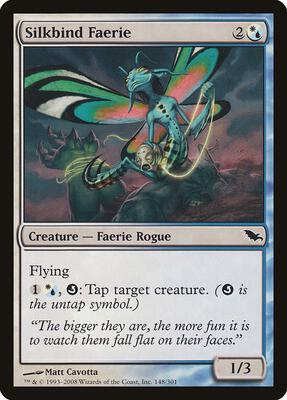 Silkbind Faerie card from Shadowmoor
