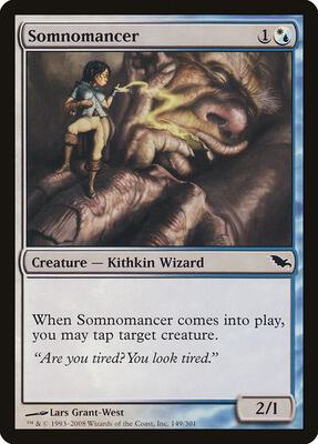 Somnomancer card from Shadowmoor
