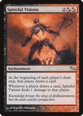 Spiteful Visions card from Shadowmoor