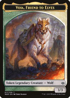 Voja, Friend to Elves Token card from War of the Spark