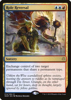 Role Reversal card from War of the Spark